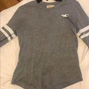 Grey long sleeve shirt